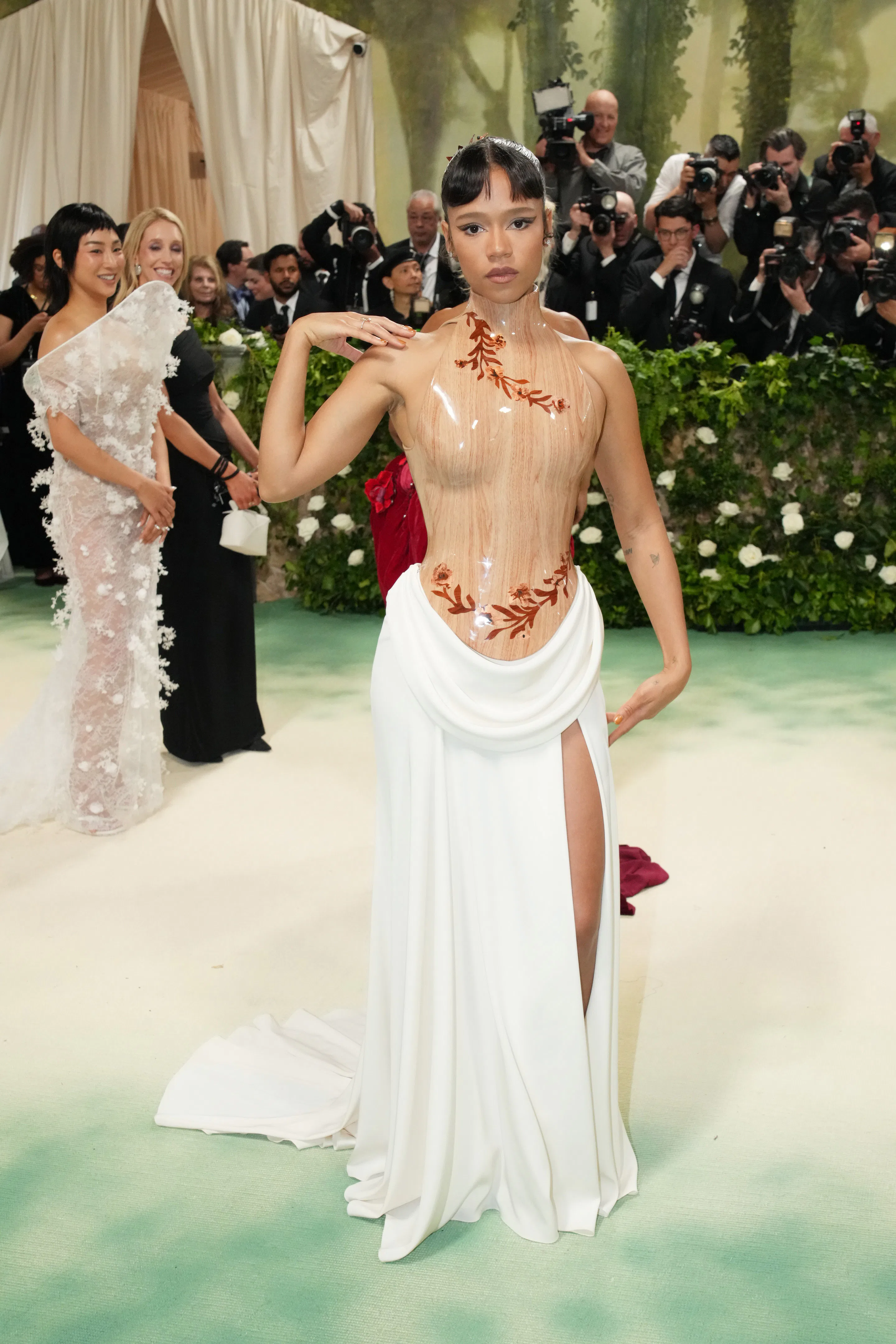 Taylor Russell attends the 2024 Met Gala Celebrating "Sleeping Beauties: Reawakening Fashion" at The...