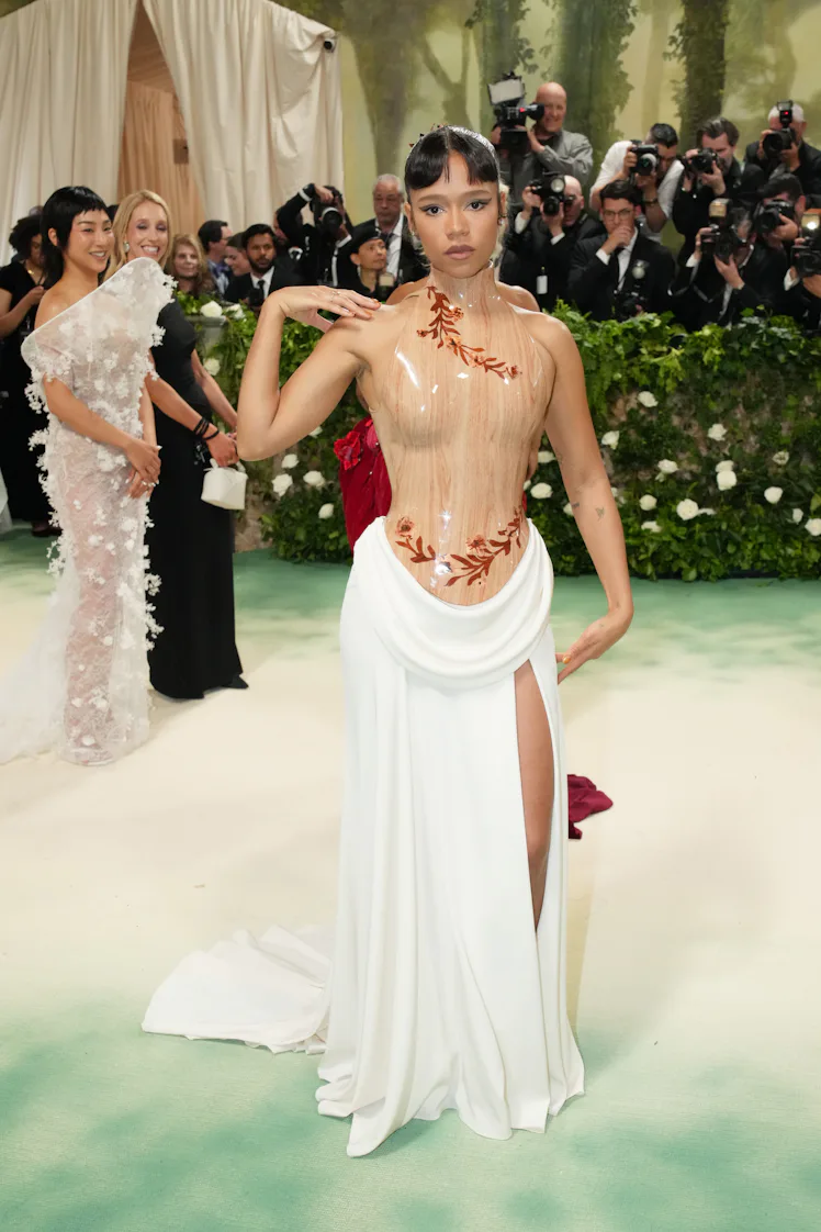 Taylor Russell attends the 2024 Met Gala Celebrating "Sleeping Beauties: Reawakening Fashion" at The...