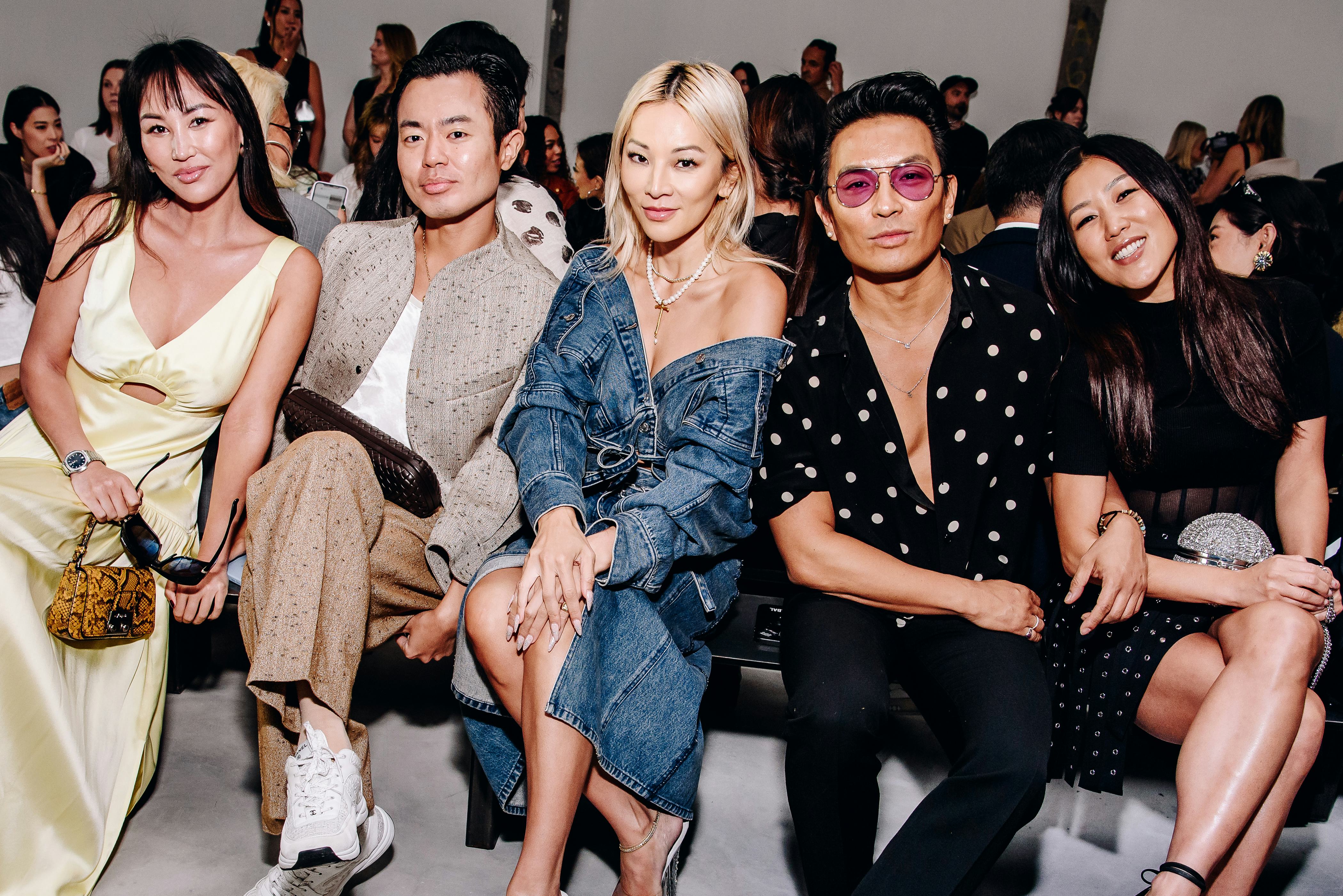 Dorothy Wang, Ezra J. William, Tina Leung, Prabal Gurung, and Laura Kim at the 3.1 Philip Lim Spring&hellip;
