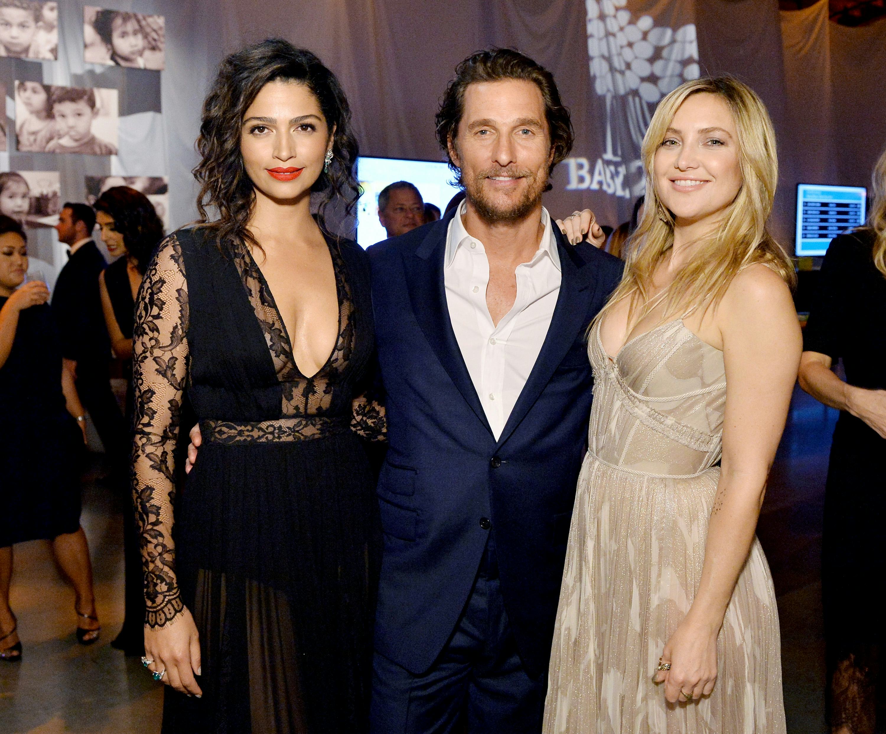 Camila Alves, Matthew McConaughey and Kate Hudson