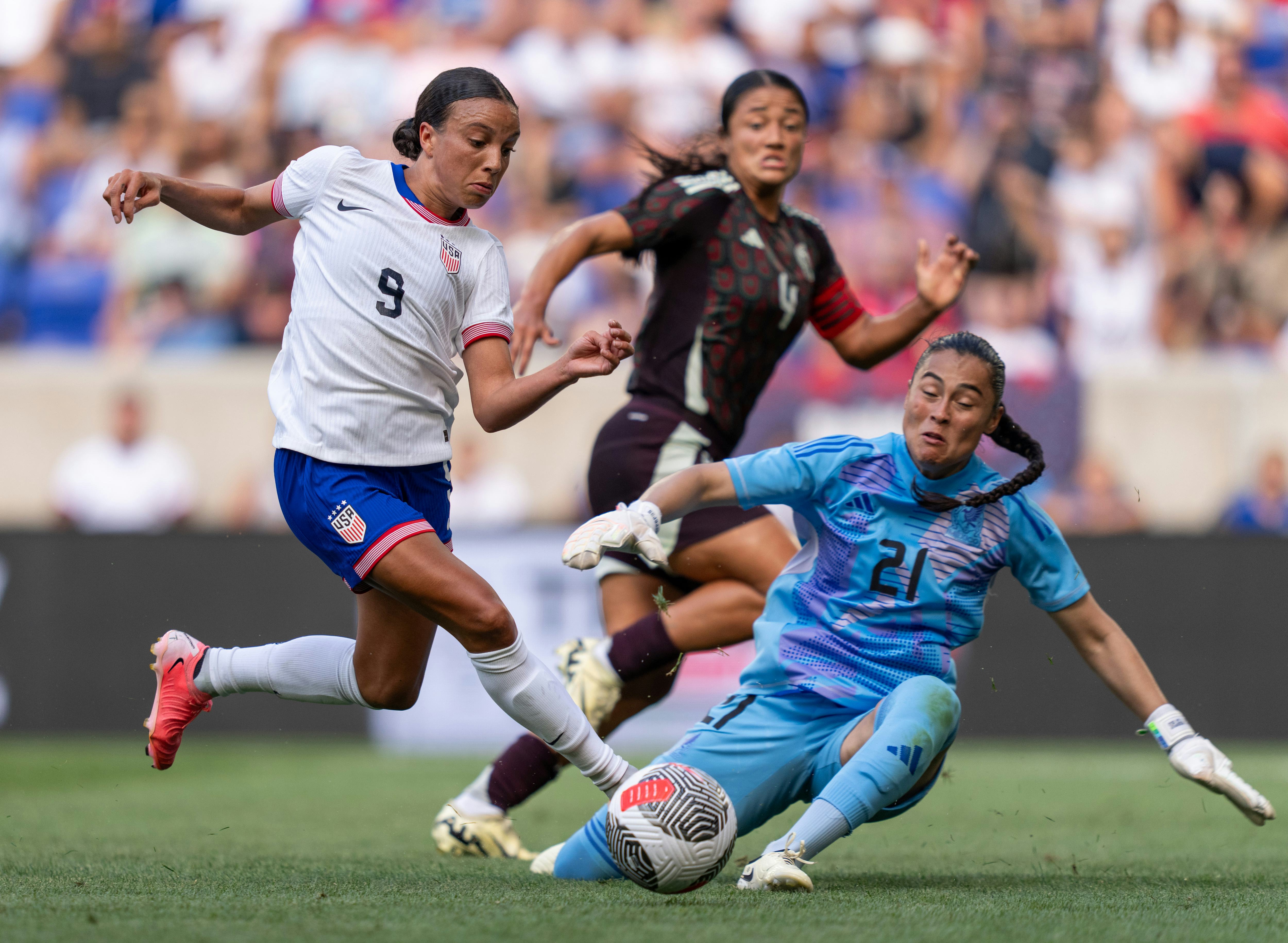 Number 9 on the U.S. women&rsquo;s soccer team, Mal Pugh Swanson, will lead the USWNT in Paris 2024.