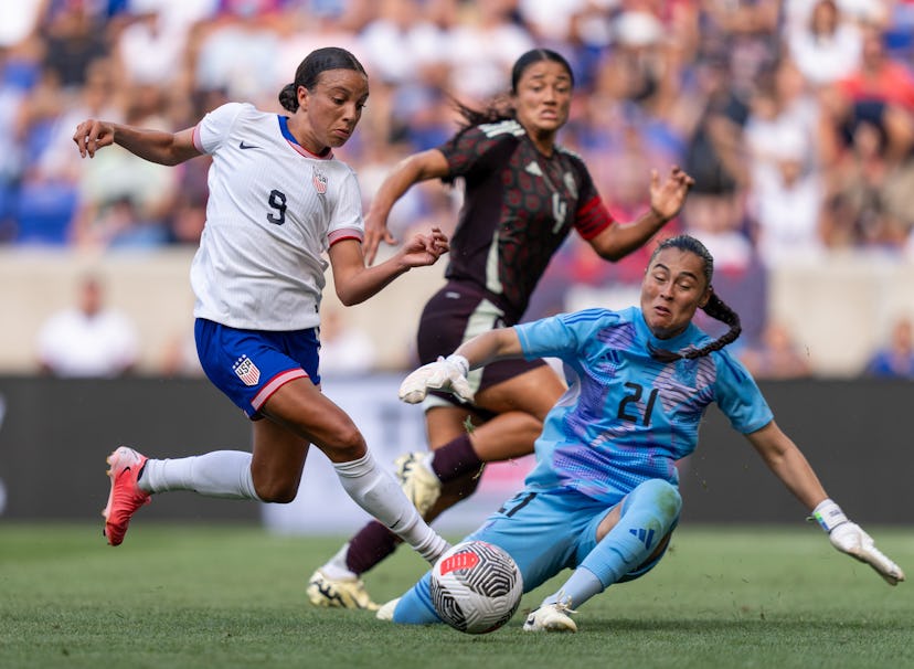 Number 9 on the U.S. women’s soccer team, Mal Pugh Swanson, will lead the USWNT in Paris 2024.