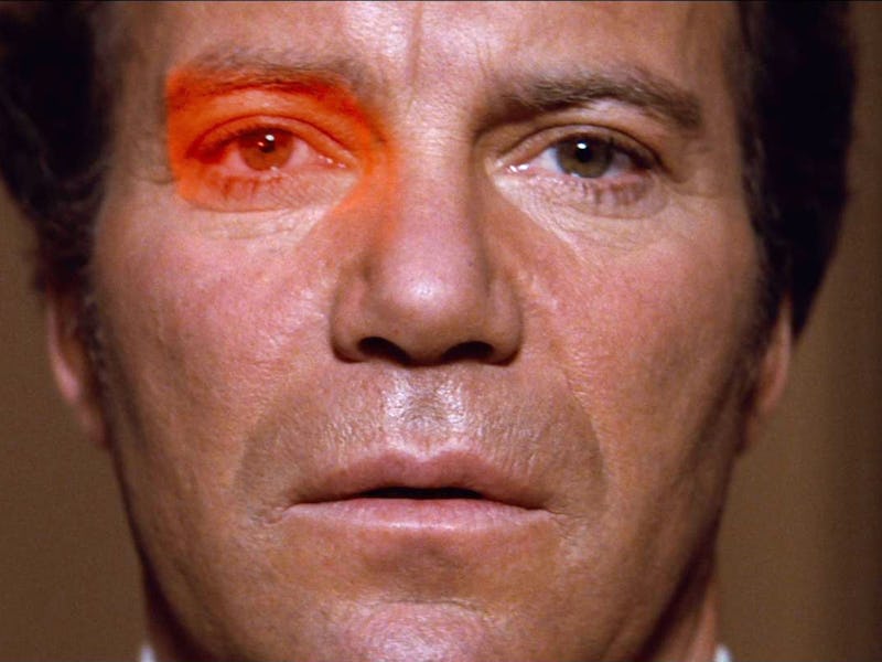 LOS ANGELES - JUNE 4: William Shatner as Admiral James T. Kirk in the movie, "Star Trek II: The Wrat...