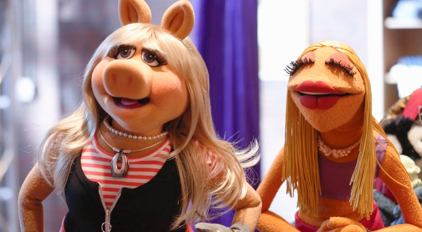Miss Piggy and Janice on "The Muppets." (Photo by Nicole Wilder/Disney General Entertainment Content...