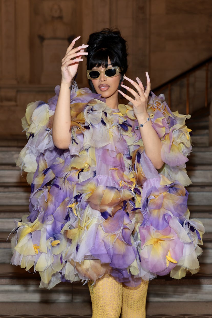 NEW YORK, NEW YORK - JULY 01: Cardi B attends the Marc Jacobs Fall 2024 Runway at New York Public Li...