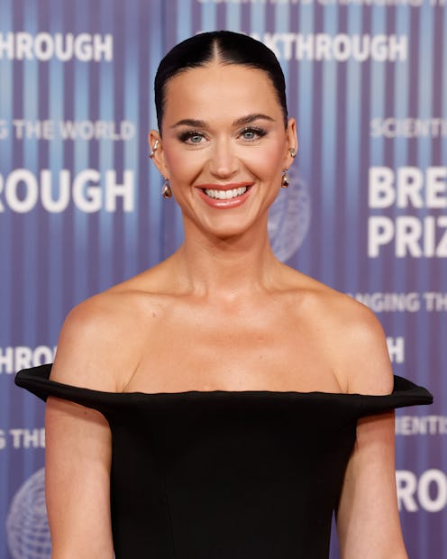 Katy Perry attends the 2024 Breakthrough Prize Ceremony at Academy Museum of Motion Pictures on Apri...