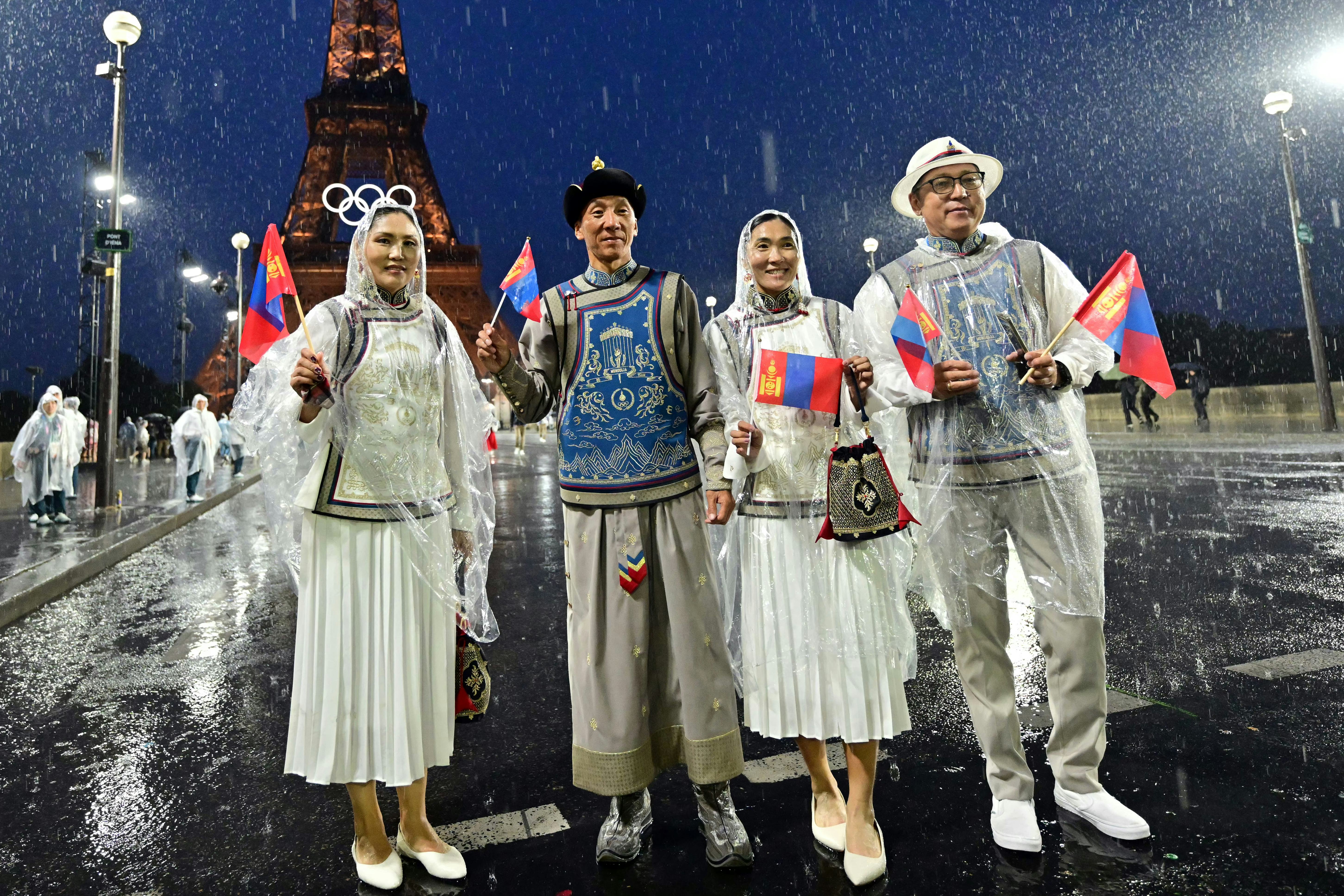 Team Mongolia&rsquo;s Olympic uniform at the 2024 Olympics.