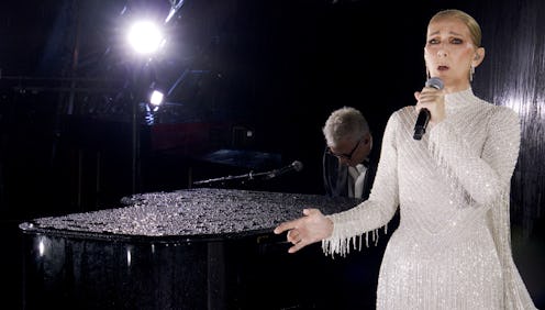 celine dion performing at olympic opening ceremony