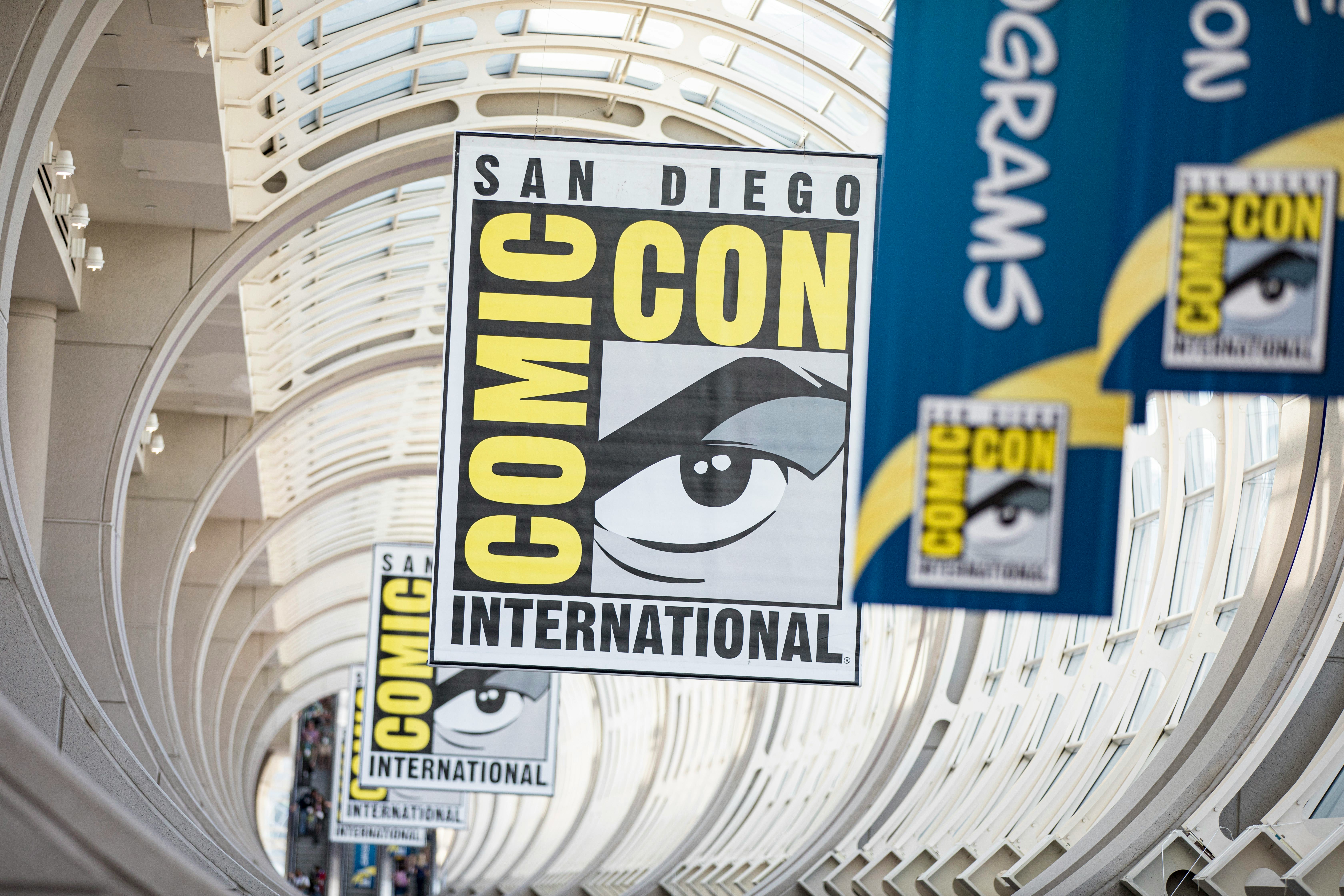 SAN DIEGO, CALIFORNIA - JULY 25: General view of the atmosphere during Day 1 of Comic-Con Internatio...