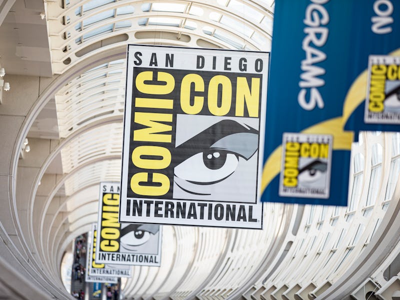 SAN DIEGO, CALIFORNIA - JULY 25: General view of the atmosphere during Day 1 of Comic-Con Internatio...