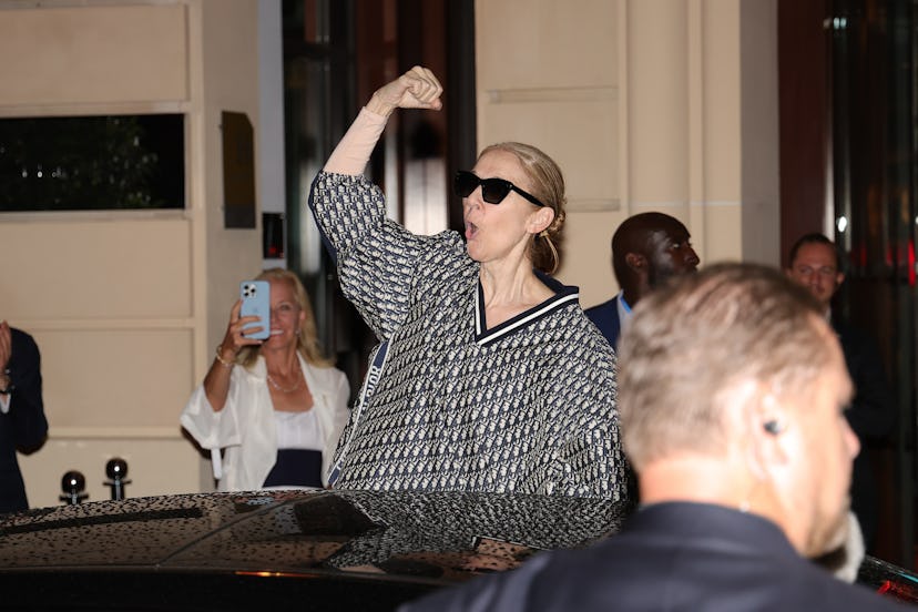 PARIS, FRANCE - JULY 25: Celine Dion is seen on July 25, 2024 in Paris, France. (Photo by MEGA/GC Im…