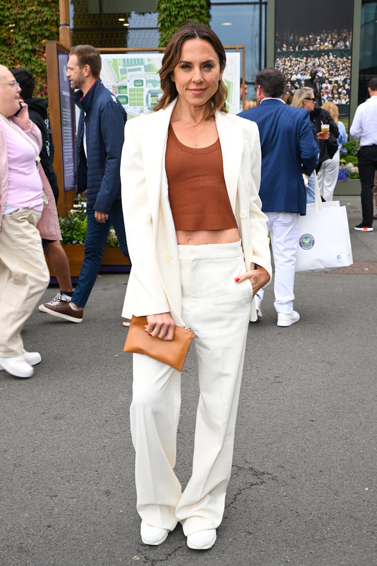 Mel C attends day three of the Wimbledon Tennis Championships