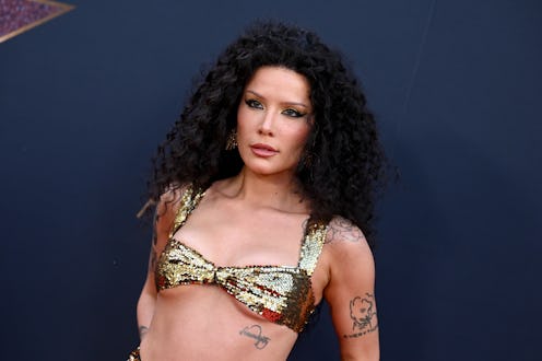 Halsey Paid Tribute To Britney Spears With A Crystal-Covered Bodysuit