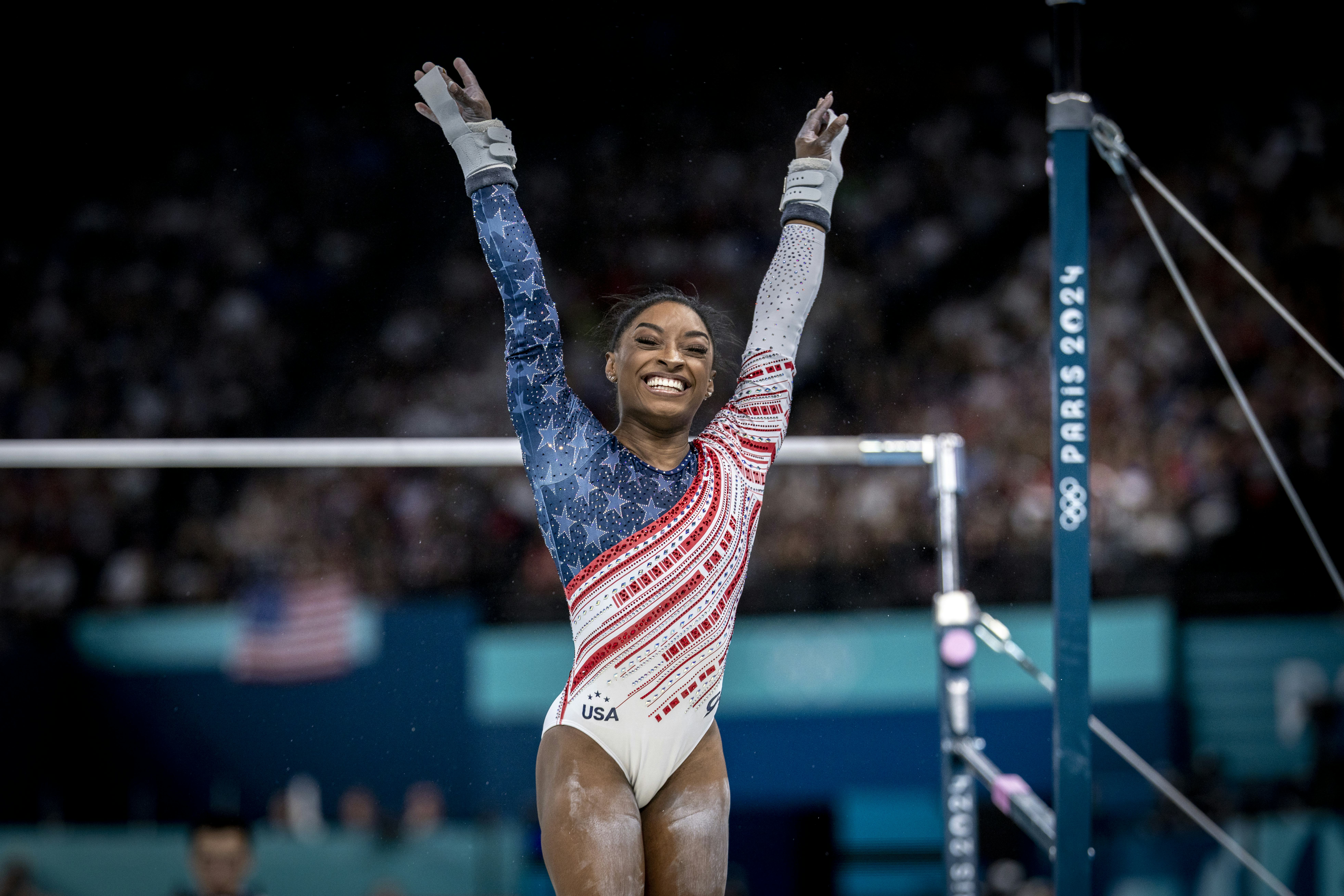 Simone Biles' best look No. 2: Artistic Gymnastics Women&rsquo;s Team Final leotard.