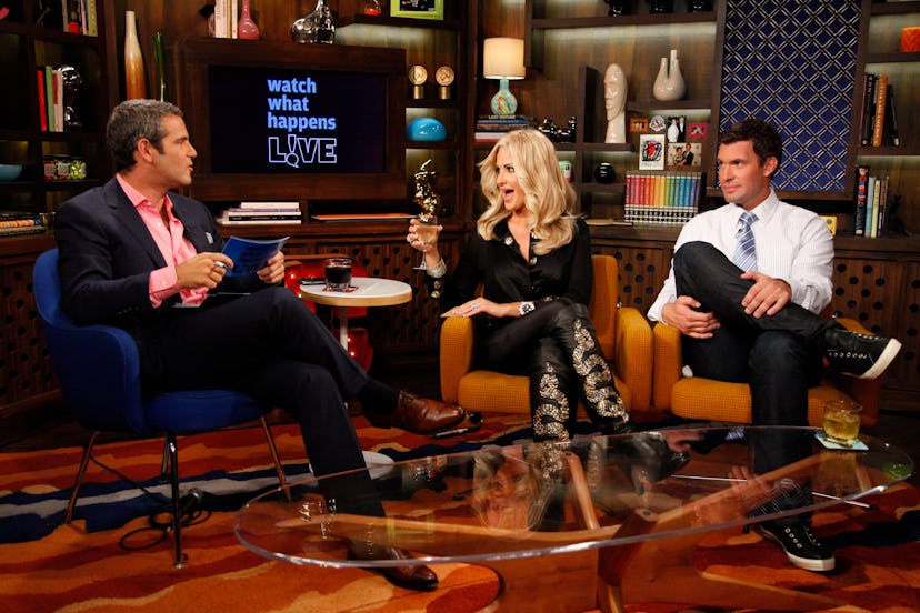 WATCH WHAT HAPPENS LIVE – Pictured: (l-r) Andy Cohen, Kim Zolciak, Jeff Lewis – (Photo by: Heidi G…