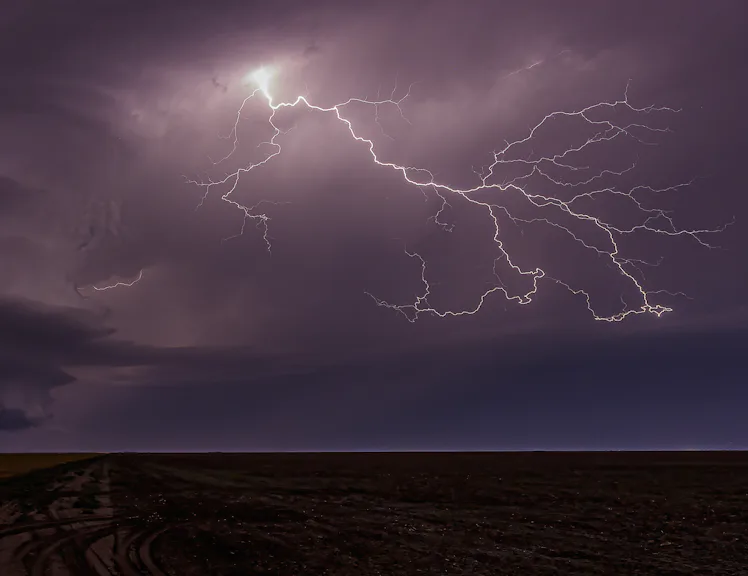 lightning and mesocyclones in the US