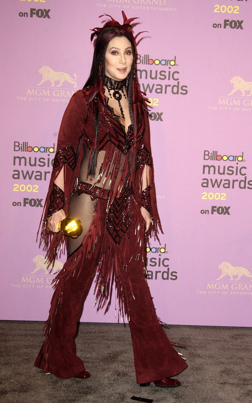Cher during 2002 Billboard Music Awards in one of her most revealing looks of all time.