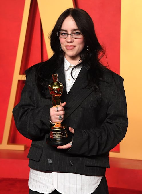 Billie Eilish arrives at the 2024 Vanity Fair Oscar Party