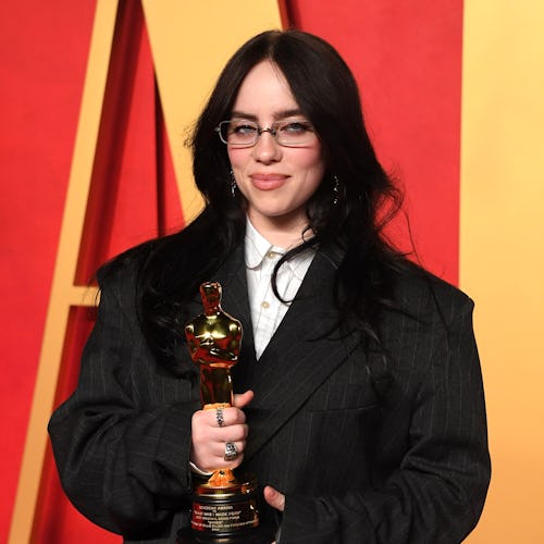 Billie Eilish arrives at the 2024 Vanity Fair Oscar Party