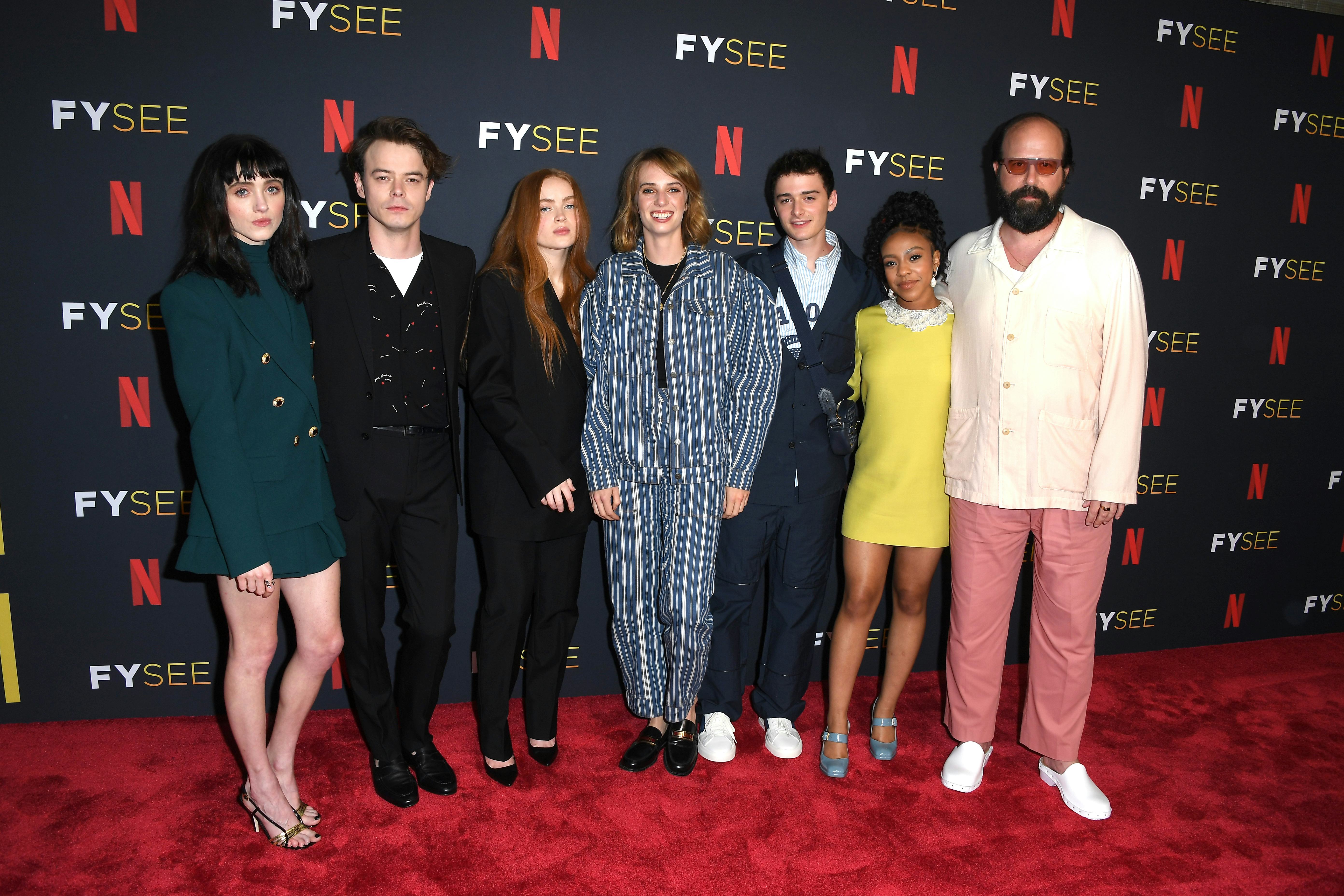 The cast of Stranger Things Season 5: Natalia Dyer, Charlie Heaton, Sadie Sink, Maya Hawke, Noah Sch&hellip;