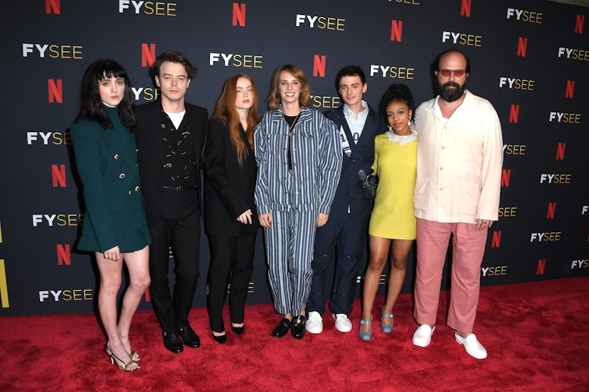 The cast of Stranger Things Season 5: Natalia Dyer, Charlie Heaton, Sadie Sink, Maya Hawke, Noah Sch…