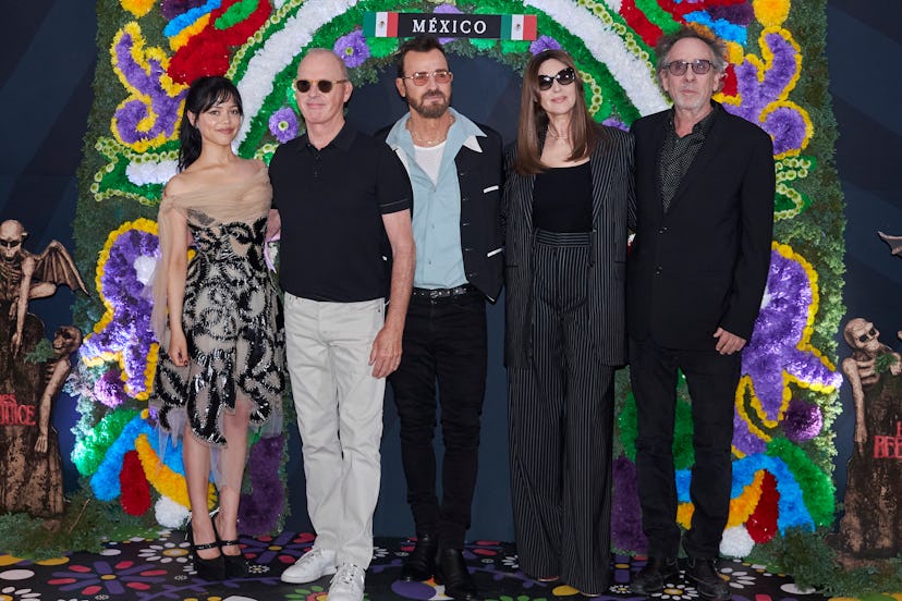 Jenna Ortega looked scary good in a gothic sheer dress while promoting ‘Beetlejuice Beetlejuice.'