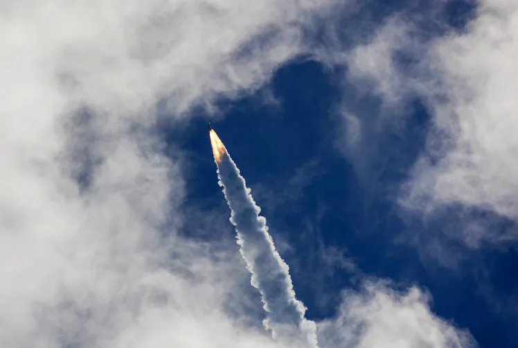 NASA astronauts Suni Williams and Butch Wilmore take their historic ride on Boeing's CST-100 Starlin...