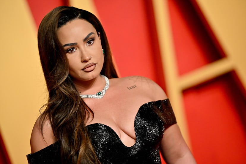 Demi Lovato attends the 2024 Vanity Fair Oscar Party