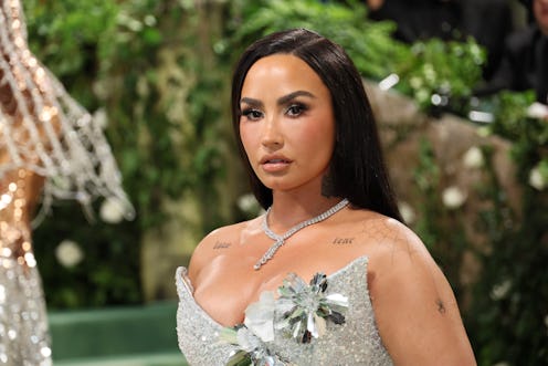 NEW YORK, NEW YORK - MAY 06: Demi Lovato attends The 2024 Met Gala Celebrating "Sleeping Beauties: R...