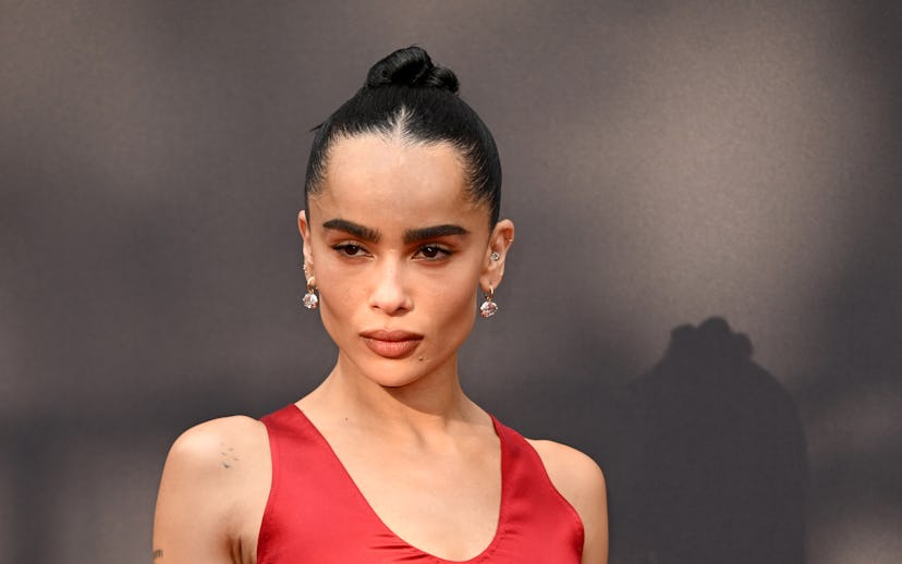 LONDON, ENGLAND - AUGUST 19: Zoë Kravitz attends the European Premiere of "Blink Twice" at Odeon Lux...