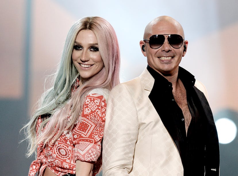 Pitbull responded after fans noticed Kesha's name was removed from the "Timber" video on YouTube.