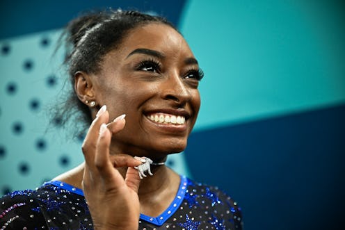 Simone Biles at the 2024 Olympic Games in Paris. 