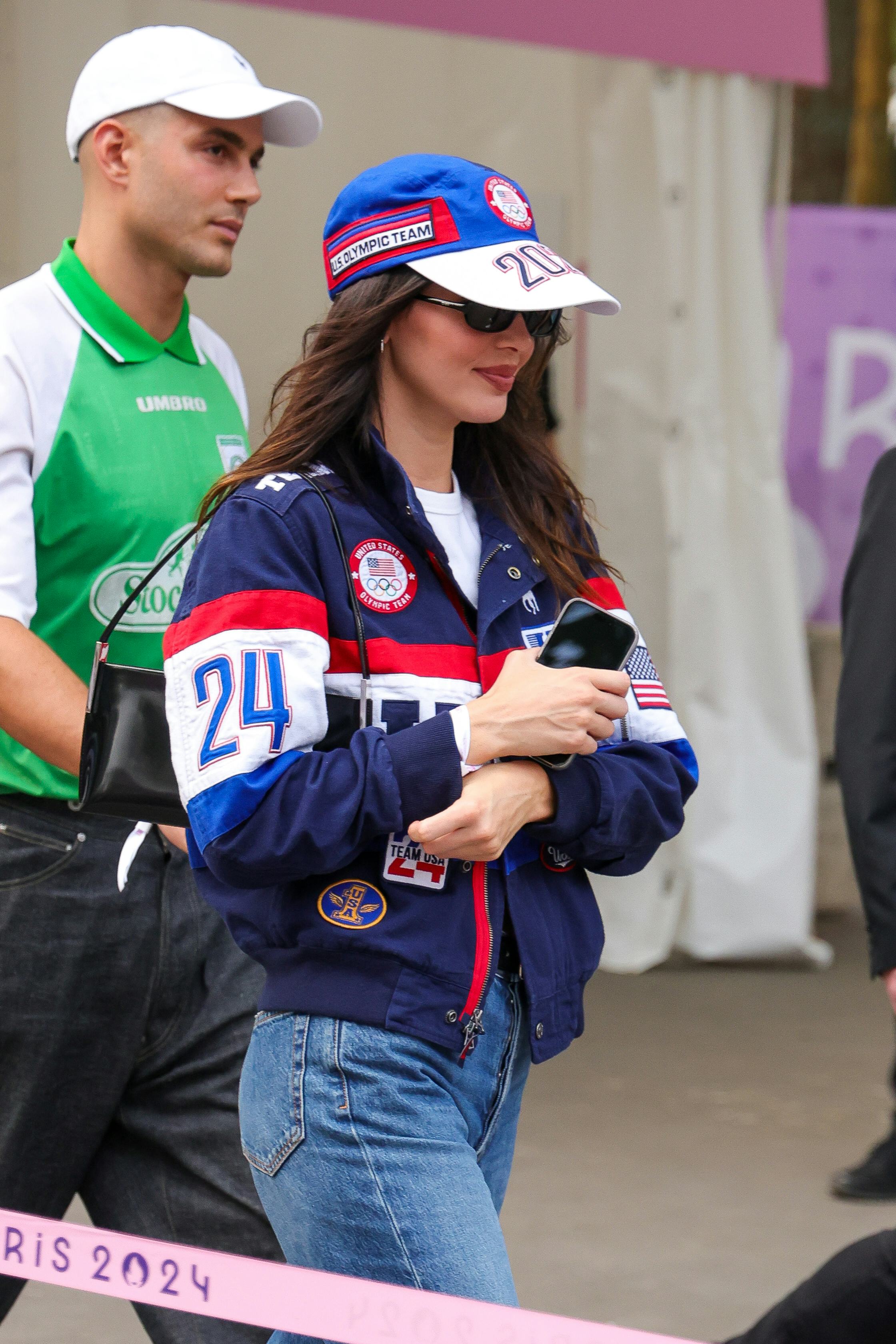 PARIS, FRANCE - AUGUST 1: Kendall Jenner is seen leaving the gymnastics event at the 2024 Paris Olym&hellip;