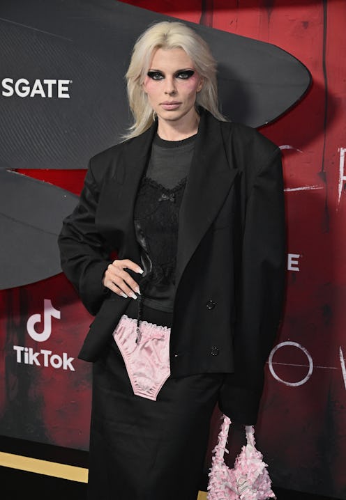 Julia Fox attends the world premiere of "The Crow" at The Village East by Angelika in New York on Au...