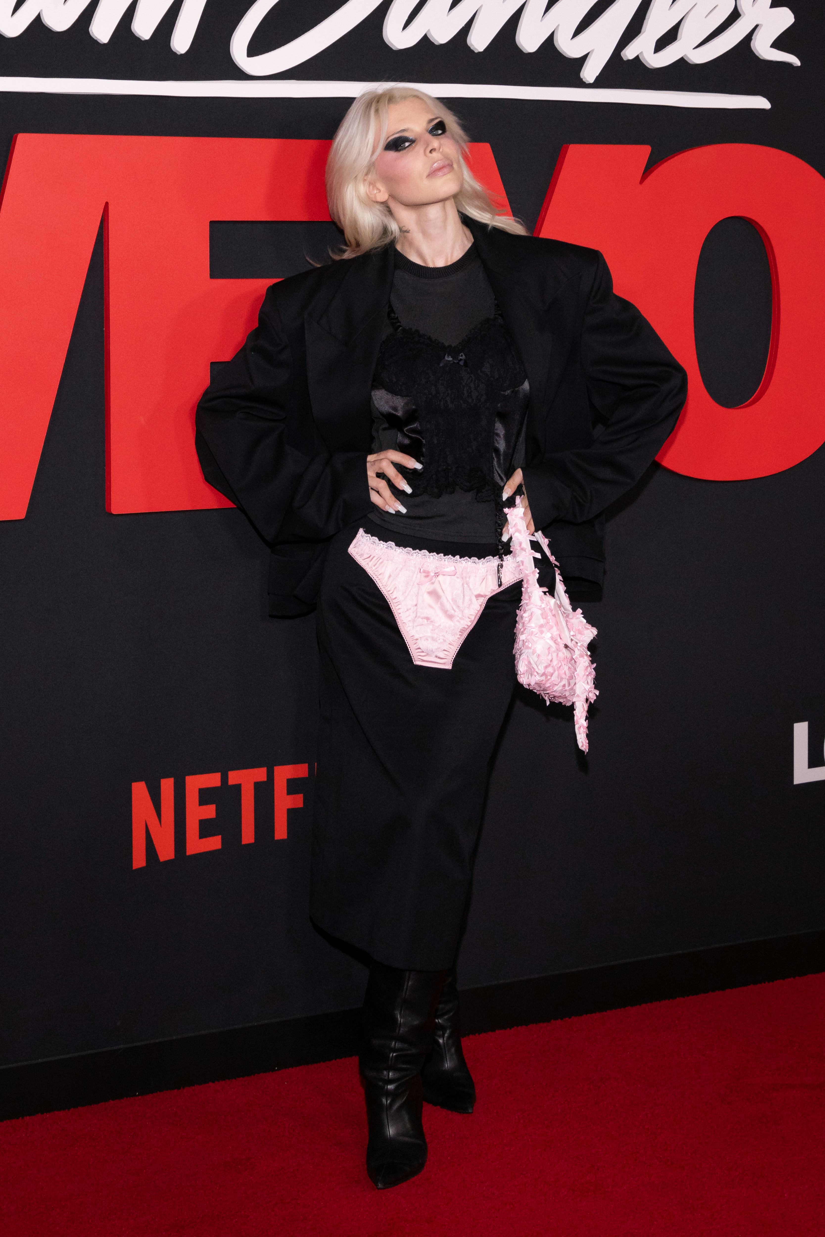 Julia Fox at the &ldquo;Adam Sandler: Love You&rdquo; New York special screening held at The Edwardian Room at T&hellip;