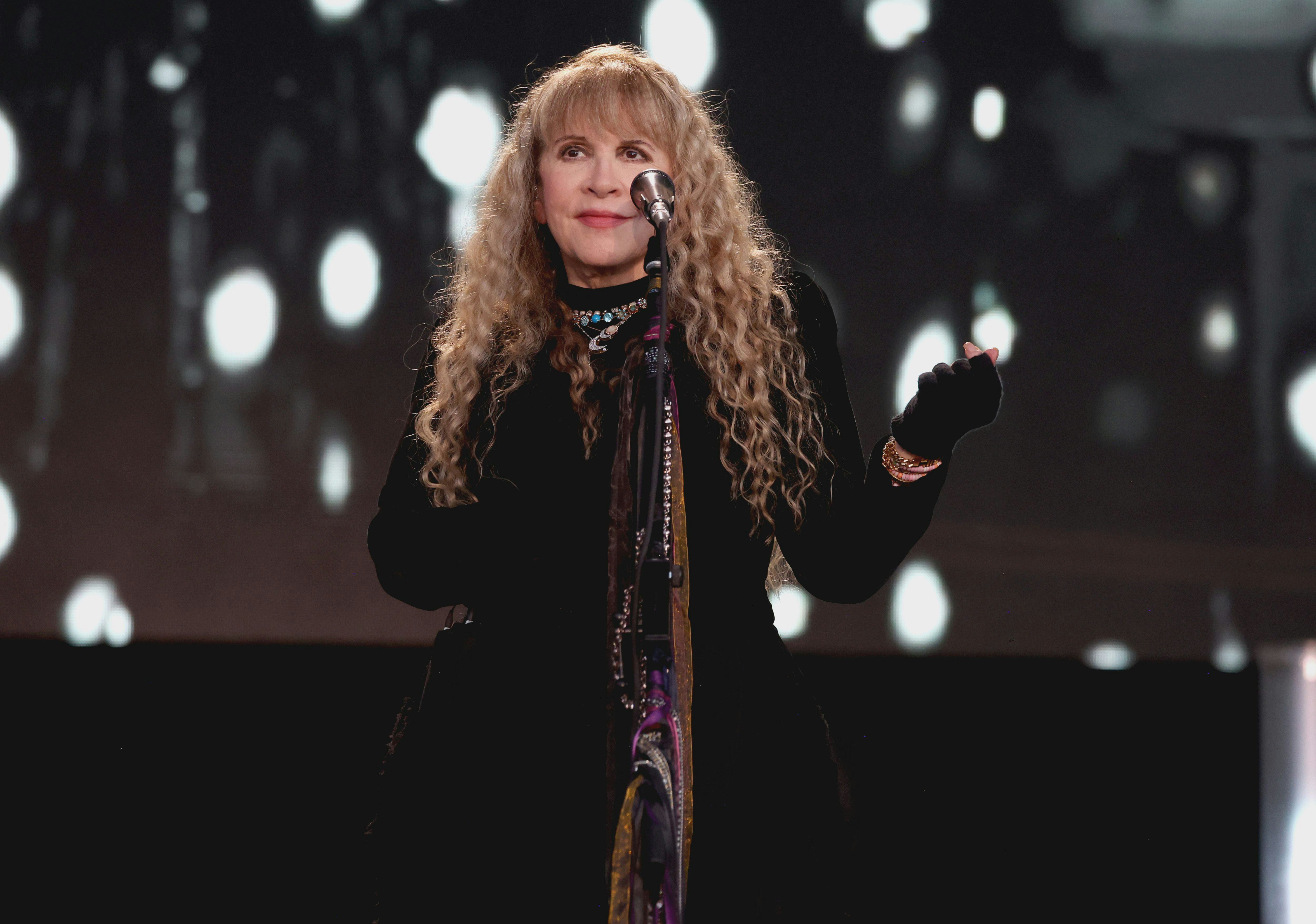 Stevie Nicks wears Taylor Swift bracelet