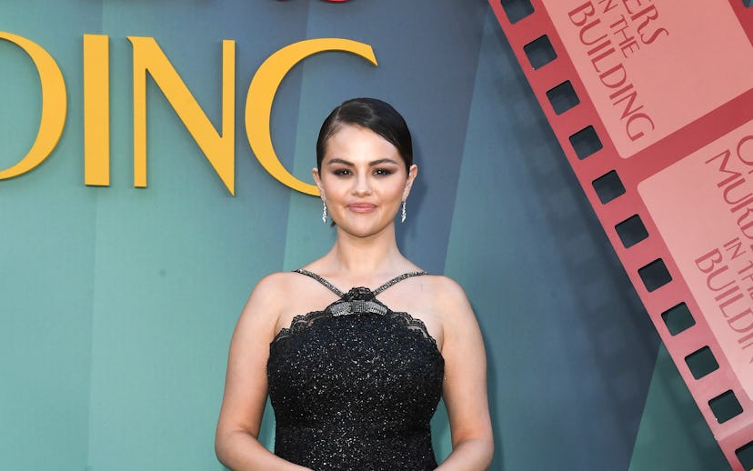US actress Selena Gomez attends Hulu's "Only Murders in the Building" Season 4 premiere on the Param...