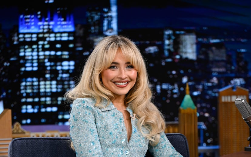 THE TONIGHT SHOW STARRING JIMMY FALLON -- Episode 2013 -- Pictured: Singer & actress Sabrina Carpent...