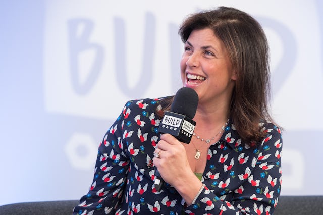 LONDON, ENGLAND - SEPTEMBER 28:  Kirstie Allsopp during a BUILD event at AOL London on September 28,...