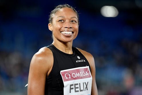 Allyson Felix spoke to Bustle about wellness and self-care at the Paris Olympics.