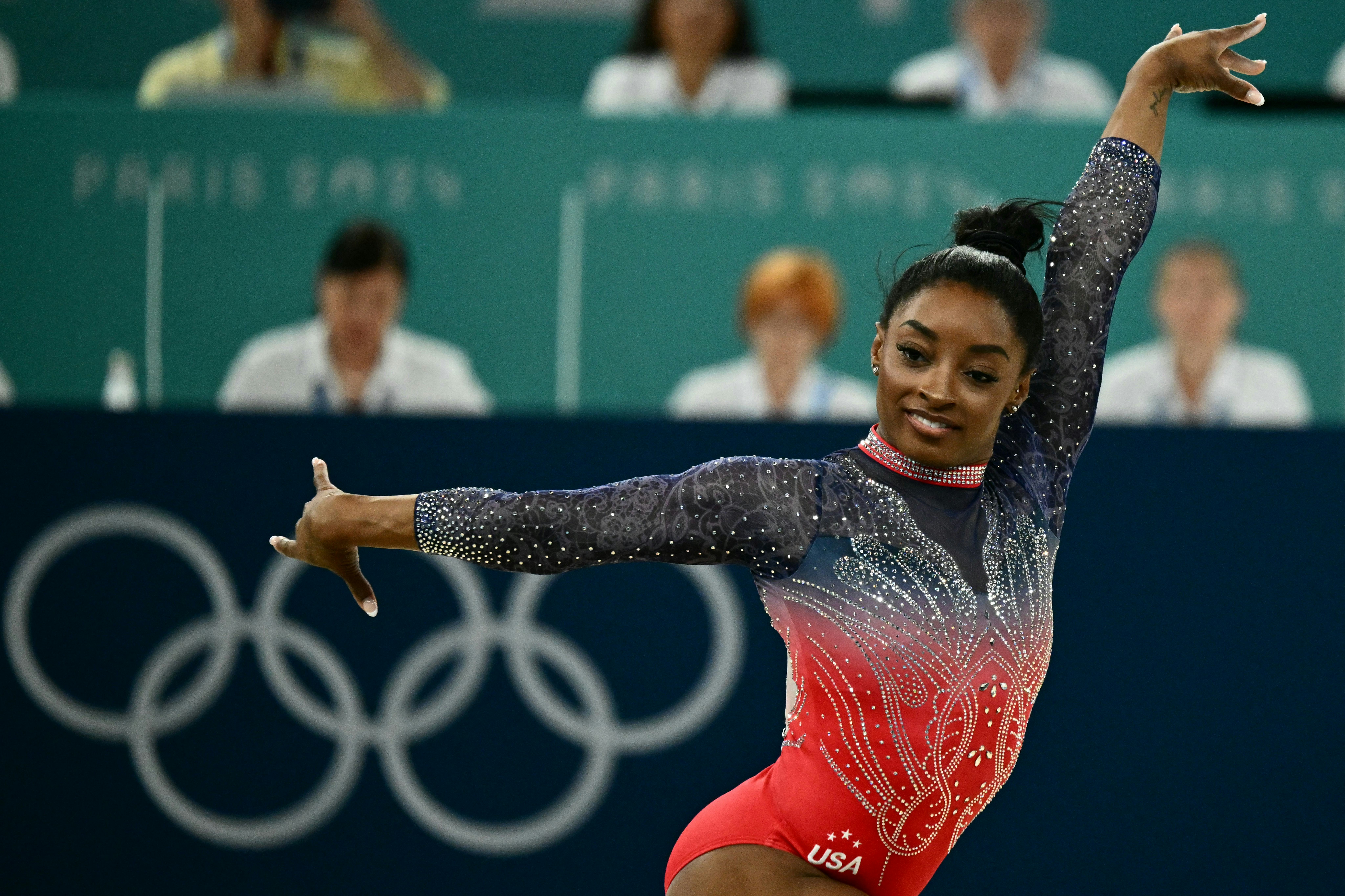Simone Biles' best look No. 5: floor exercise final.