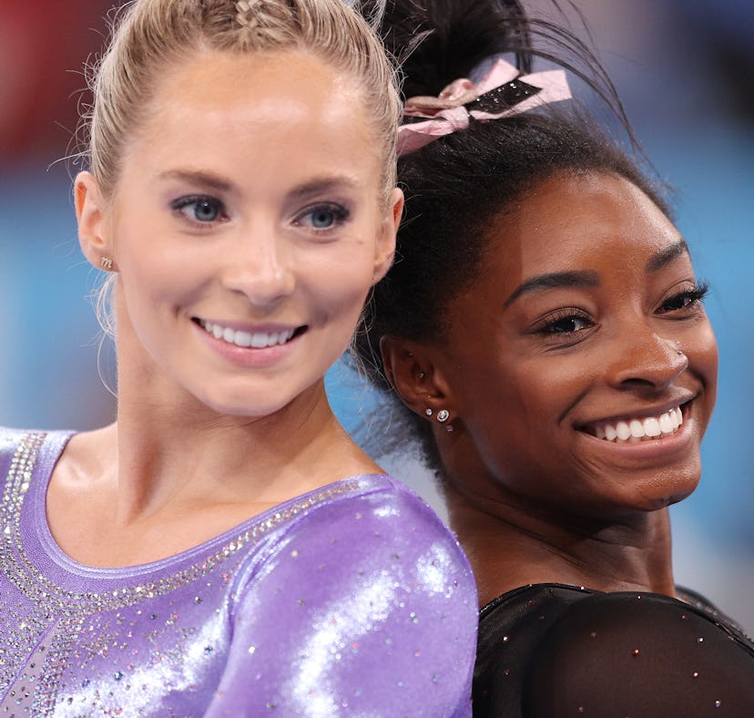 Mykayla Skinner and Simone Biles