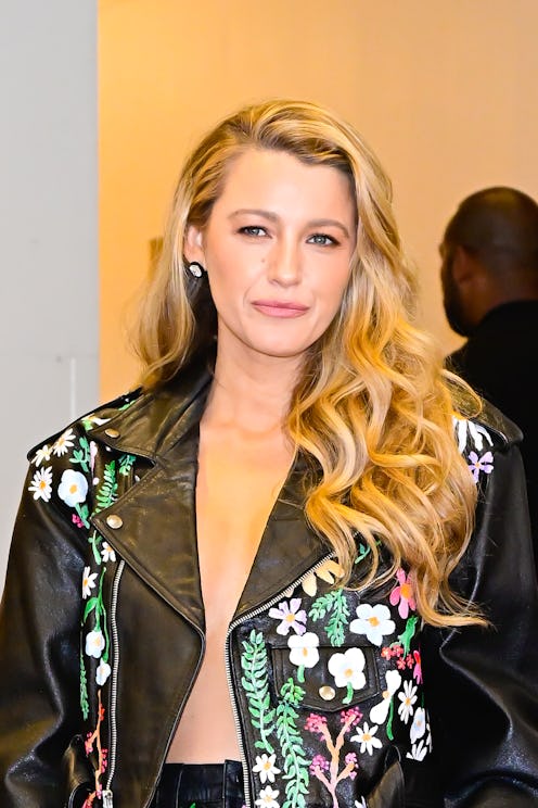 Blake Lively is seen outside "CBS"  on August 05, 2024 in New York City without a bra.