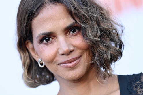 Halle Berry wore flowers as a bra.