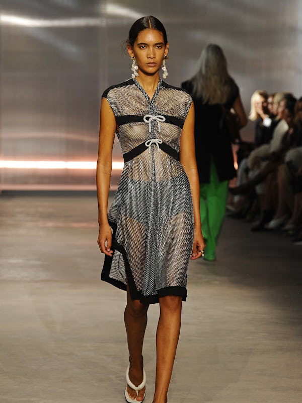 A model walks the runway at the 3.1 Phillip Lim show during September 2024 New York Fashion Week on …