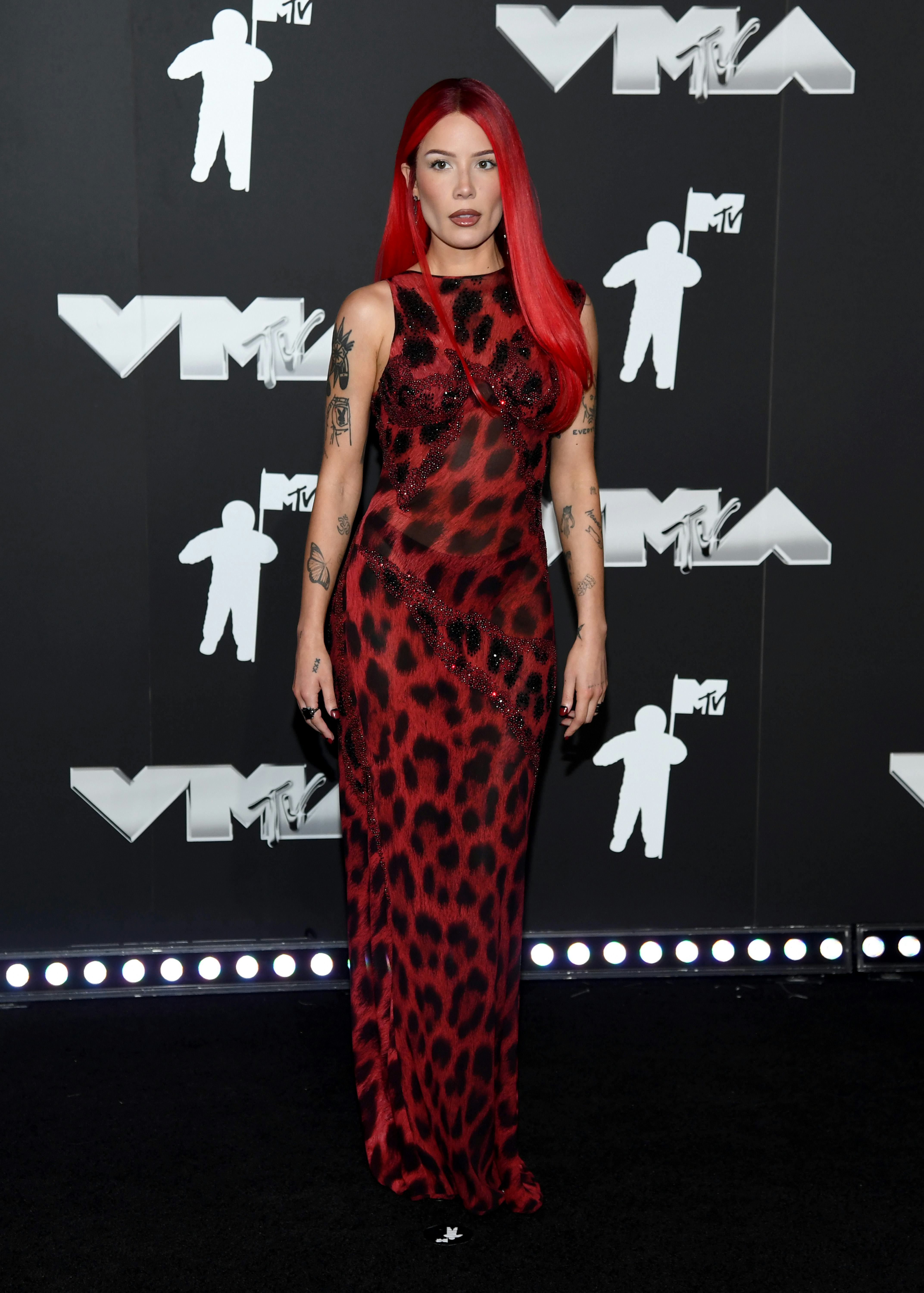 Halsey attends the 2024 MTV Video Music Awards at UBS Arena on September 11, 2024 in Elmont, New Yor&hellip;