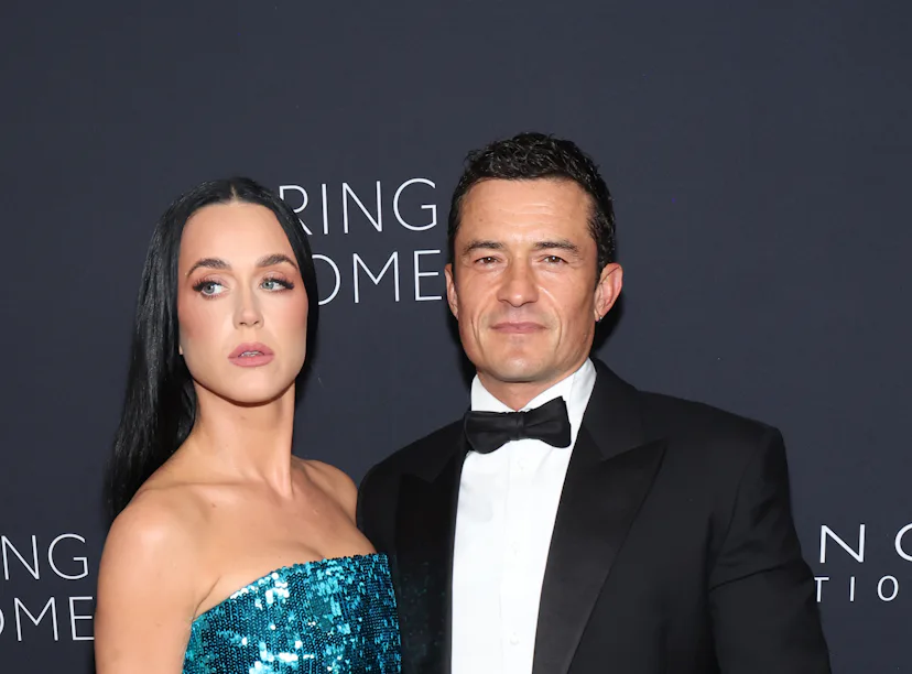 Katy Perry responded to a photo of Orlando Bloom checking out Kim Kardashian's butt.
