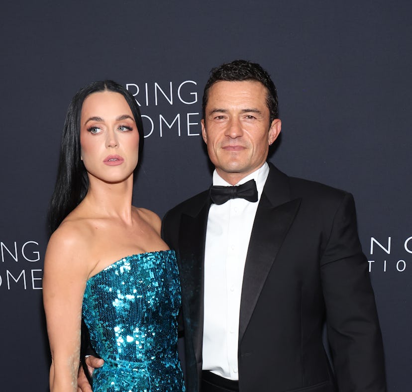 Katy Perry responded to a photo of Orlando Bloom checking out Kim Kardashian's butt.