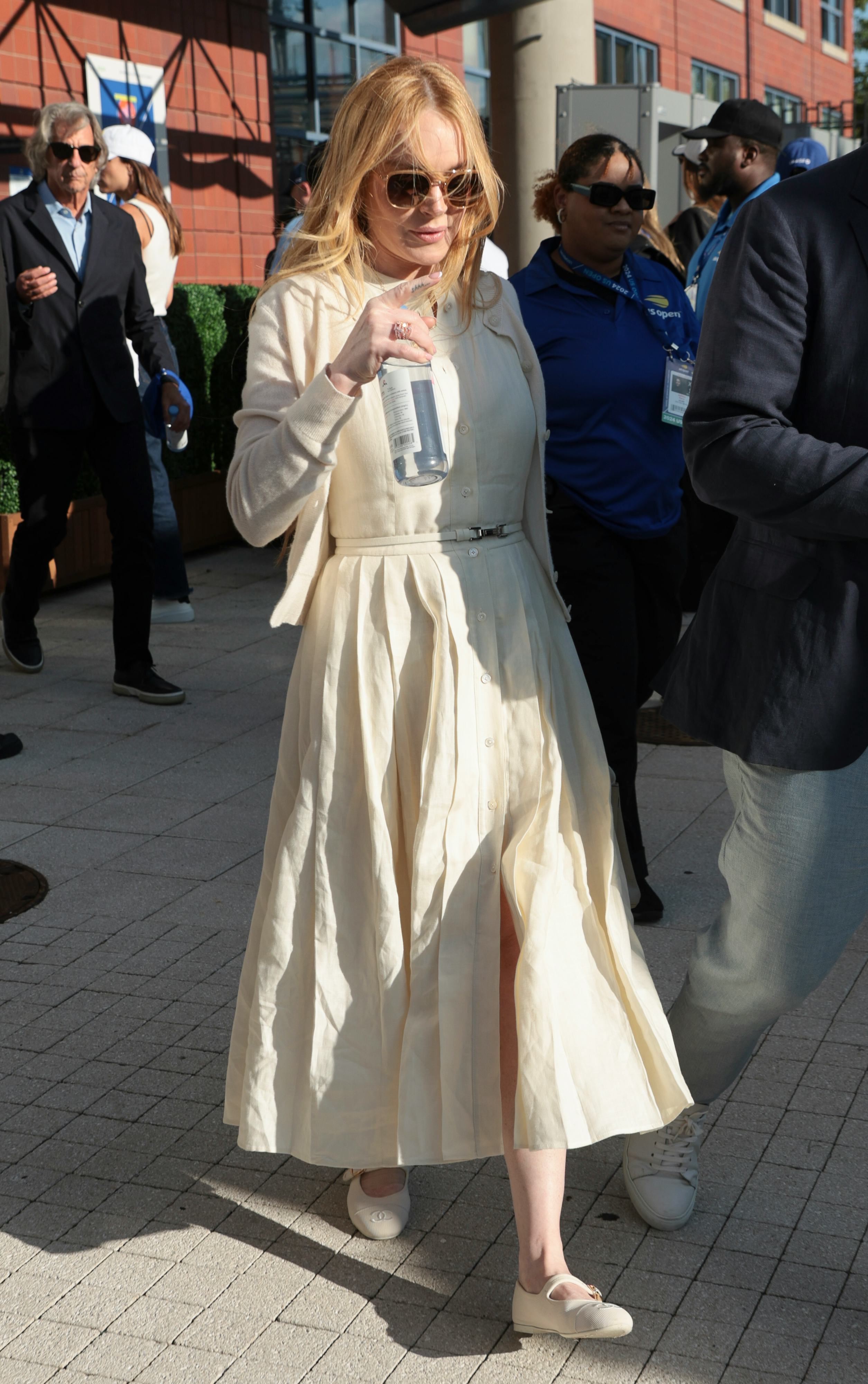 Lindsay Lohan&rsquo;s U.S. Open look