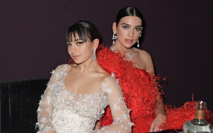 Dua Lipa has a small feature on Charli XCX's "Talk Talk" remix.